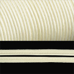 Кант TBY атласный шир.11мм цв.F102 молочный уп.65,8м