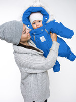 Комбинезон-конверт “трансформер”, Небесный, 163ШМ/2 (68 см)