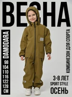 Комбинезон, Весна-Осень, SoftShell, Темно-синий арт. 210 (104 см)