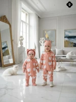 Комбинезон, Кошки на пудровом,  арт. MB01124 (62 см)