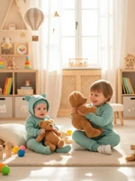 Комбинезон, Светло-зеленый,  арт. MB01124 (56 см)