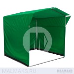 Палатка торговая каркасная 2x2м зеленая