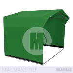 Палатка торговая каркасная 3x2м зеленая