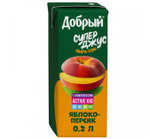 Добрый 0.2л  персик 1х27 шт