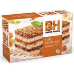 Торт Baker House  КАРМЕЛЬОН бискв. кар 350гр.1х8шт