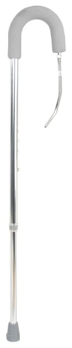 Valentine International 10080SL / Валентайн Интернэшнл - трость телескопическая, с ремешком и мягкой ручкой, 76-99 см, хром