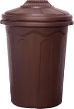 Бочка-бак хозяйственный коричневый 100л