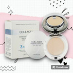 [Enough] Сияющая пудра с коллагеном со сменным блоком Collagen Whitening moisture twoway cake#13,13г