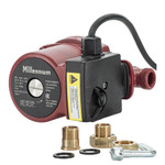 Насос повышающий давление Millennium UPA 15-90 (160 мм) с соединительными гайками