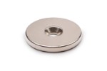 Неодимовый магнит диск 25х3 мм с зенковкой 4.5⁄7.5 мм