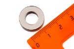 Неодимовый магнит кольцо 17.6х9х5 мм, N35M