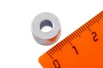 Неодимовый магнит кольцо 12.5х5.5х7.5 мм,цинк, N35H