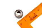 Неодимовый магнит диск 17х3 мм с зенковкой 4.5⁄9.46 мм, N35