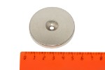 Неодимовый магнит диск 50х5 мм с зенковкой 5⁄13 мм