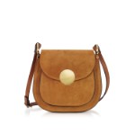 Agave Suede and Smooth Leather Shoulder Bag - EA130418-012-01