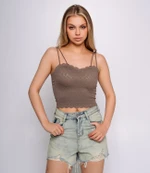 Топ #КТ9040, капучино
