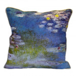 Льняная подушка  Кувшинки