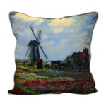 Льняная подушка Тюльпаны Голландии