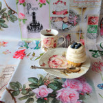 Дизайнерская скатерть Роузи, Размер: 155 х 240 см