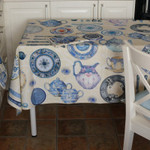 Скатерть Гжель, Размер: 155 х 240 см