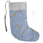 Новогодний сапог с кружевом