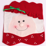 Новогодний чехол на стул, Вид сидушки: Баба