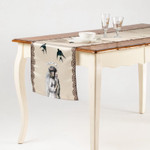 Дорожка Ангел мой, Вариант: С коричневым кружевом, Вариант: 44х200 см