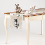 Дорожка Ангел мой, Вариант: С белым кружевом, Вариант: 44х145 см