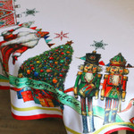 Скатерть круглая Зимняя сказка