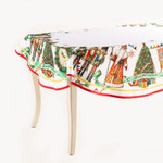 Скатерть овальная Зимняя сказка, Размер: 155х180 см