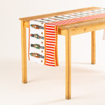 Дорожка на стол Щелкунчики (белая), Размер: 44х200 см