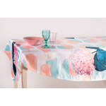 Скатерть овальная Гортензия Мазки, Размер: 155х190 см