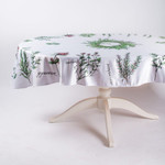 Скатерть овальная Пряные травы, Размер: 155х240 см