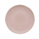 Тарелка закусочная Abitare 19 см с фактурным краем, Цвет: Розовый