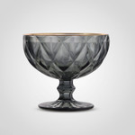 Креманка Бриллианс с золотистой каймой, Цвет: Серый