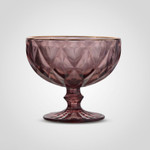 Креманка Бриллианс с золотистой каймой, Цвет: Розовый