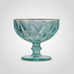 Креманка Бриллианс с золотистой каймой, Цвет: Бирюзовый