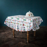 Скатерть овальная Гномы, Размер: 155х240 см