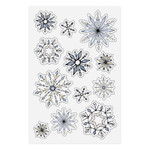 Новогодние наклейки Snow Town, Вариант: Снежинки
