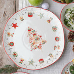Новогодняя тарелка обеденная Christmas Gift 26см