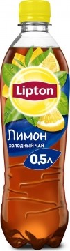Липтон 0,5л. Лимон 12шт. Lipton Ice Tea