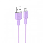 Кабель Borofone BX90 Micro USB 2.4А сиреневый 1 м