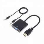 Кабель Dream AD2 HDMI / VGA  AUX 25 см черный