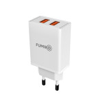 Зарядное устройство FUMIKO CH13 2.4А белое