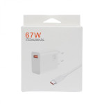 Зарядное устройство Xiaomi PD67W 3А с Type-C белое