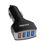 Автомобильная зарядка Kakusiga KSC-484 QC3.0 3А черное