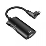 Переходник Kakusiga KSC-377 Type-C / Lightning черный