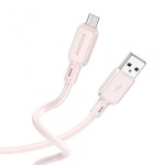 Кабель Borofone BX94 Micro USB 2.4А розовый 1 м