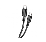 Кабель Kakusiga KSC-984 Type-C / Type-C 3А 60W силиконовый черный 1 м