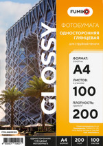 Фотобумага FUMIKO глянцевая 200гр А4 100л.